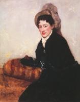 Cassatt, Mary - Portrait of a Woman Dressed for Matinee